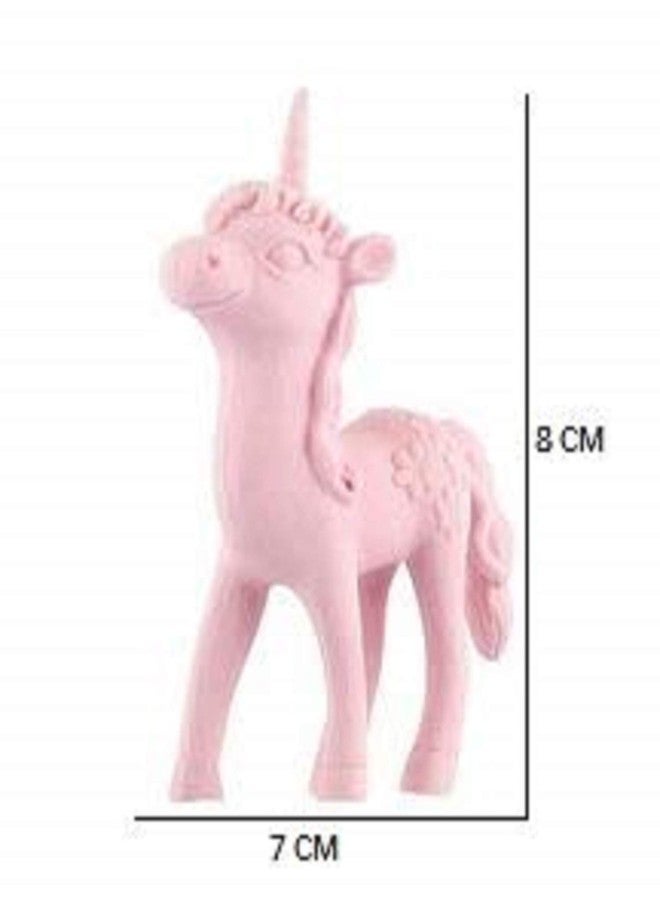 SHREE TECHNESH® Kids Beautiful Unicorn Shape Jumbo Size 8cm Erasers for School Kids/Birthday Return Gift, Set of 3 pcs (Multicolor) - Image 4